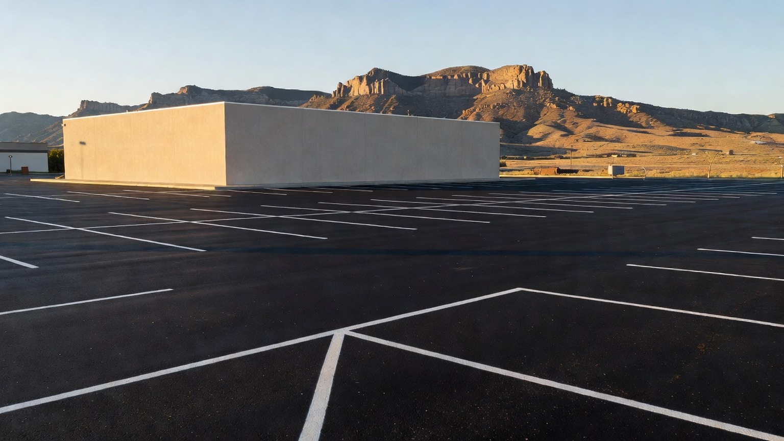 Commercial parking lot sealcoating in Cortez, Colorado